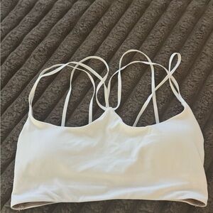 Lululemon Athletica Cream Strappy Bralette